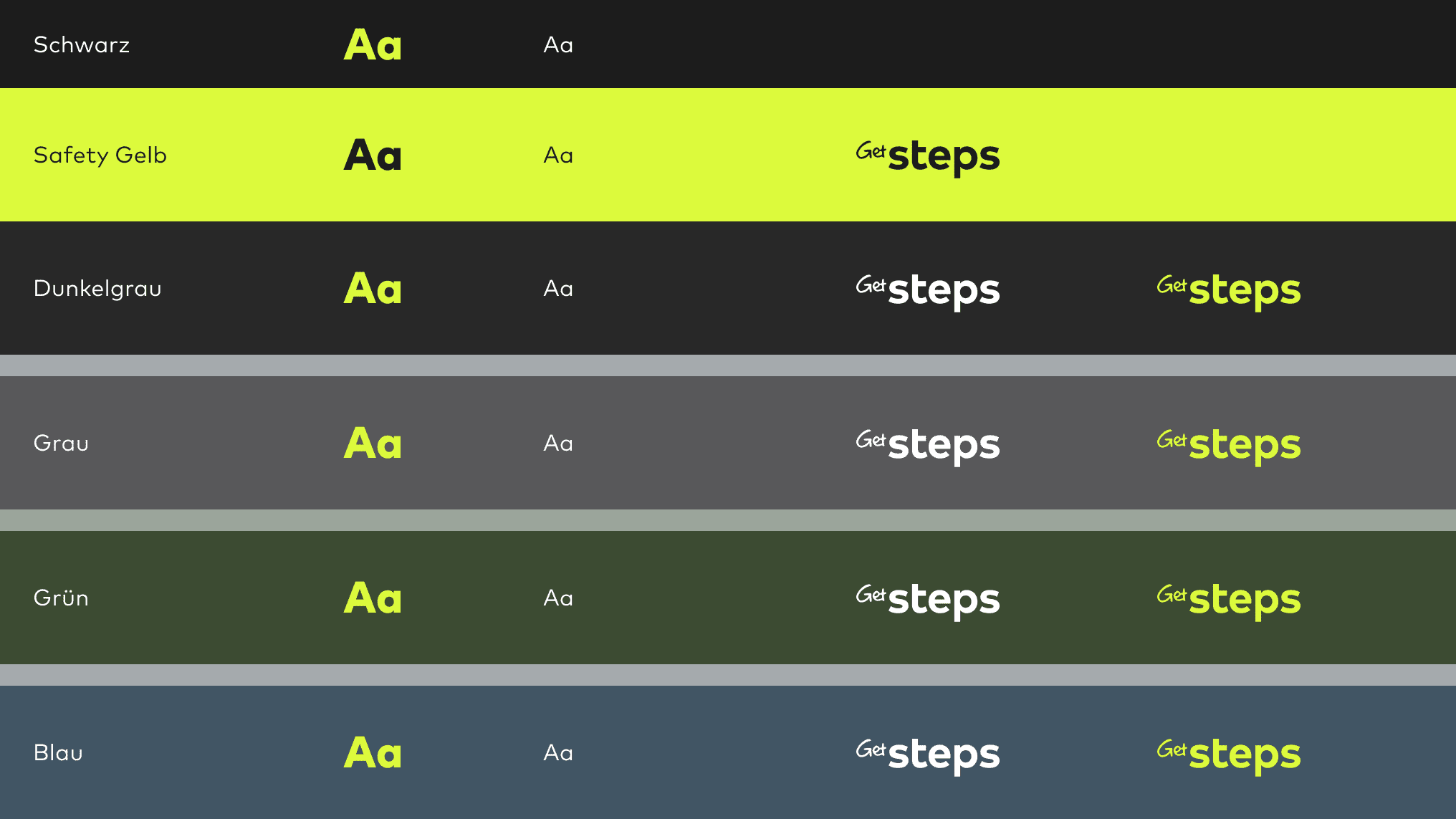 getsteps colors